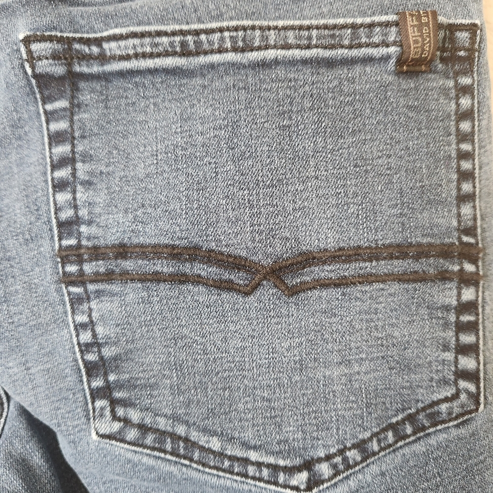 Men's Buffalo David Bitton Medium Wash Jackson-X Straight Stretch 34x34 - Picture 4 of 6